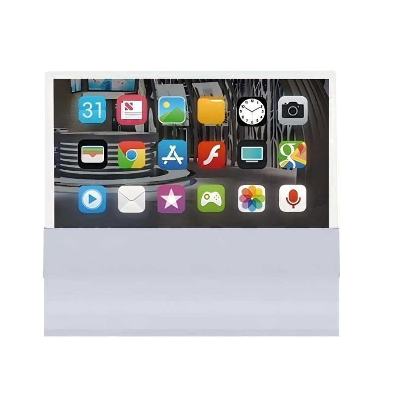 Indoor Digital Signage 4K Ultra HD Resolution Vertical Oled Transparent Screen Advertising Display with Pen/Finger Touch
