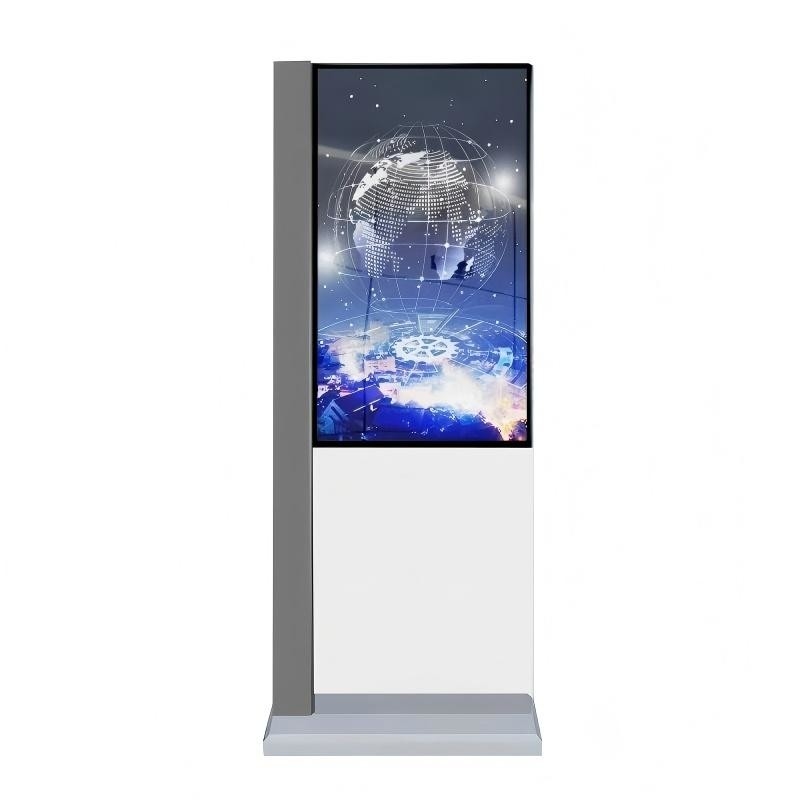Floorstanding Transparent Glass OLED Screen Display Digital Signage Special Design Screen Factory