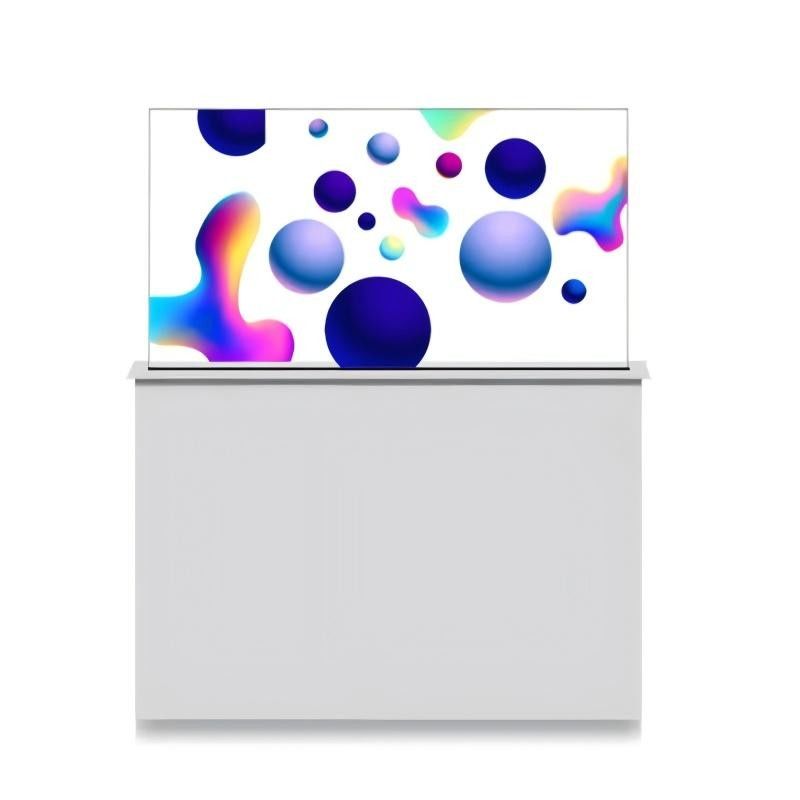 65 polegadas Commercial Inteligente Interior Transparência OLED Publicidade Display Player Vertical para Teatros Museu