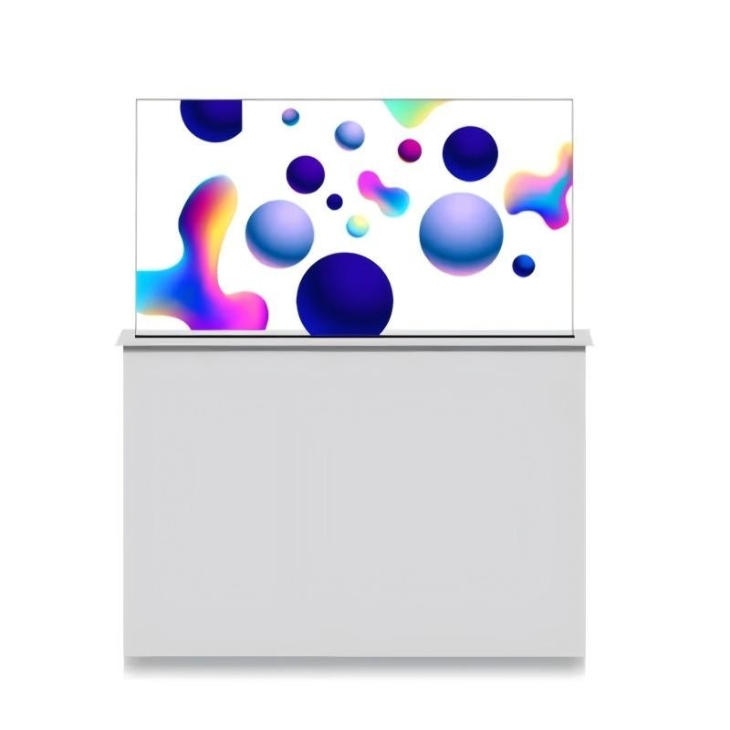Commercial Intelligent Indoor Transparantcy OLED Advertising Display Player Vertical for Theaters Museum