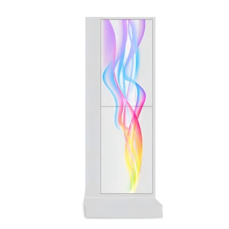 65 inch Commercial Intelligent Indoor Transparantcy See-Through OLED Display Player Vertical for Theaters Museum