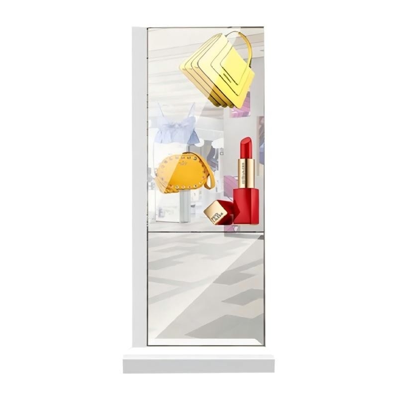 Commercial Intelligent Indoor Transparantcy OLED Advertising Display Player Vertical for Theaters Museum
