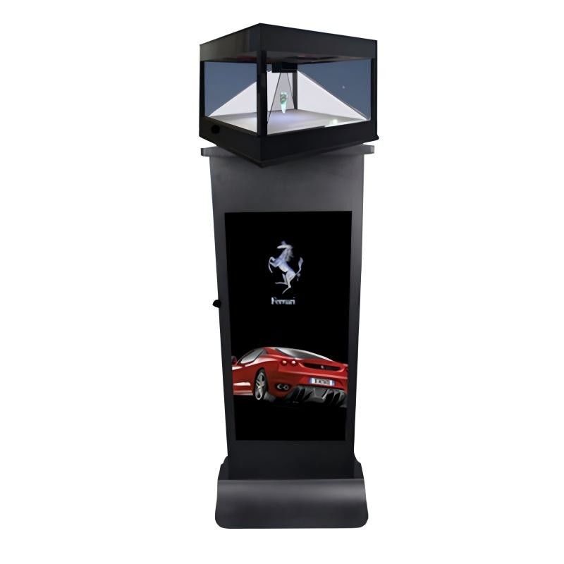 Advanced Transparent Screen Holographic Visual Display Cabinets Custom 360-Degree Three-Dimensional Touch Display Android OS