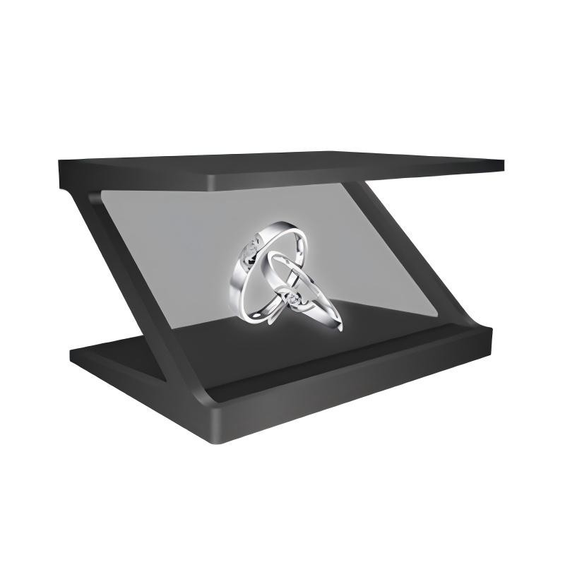 Advanced Holographic Transparent Screen Display Cabinets Custom 360-Degree Three-Dimensional Touch Display Android OS