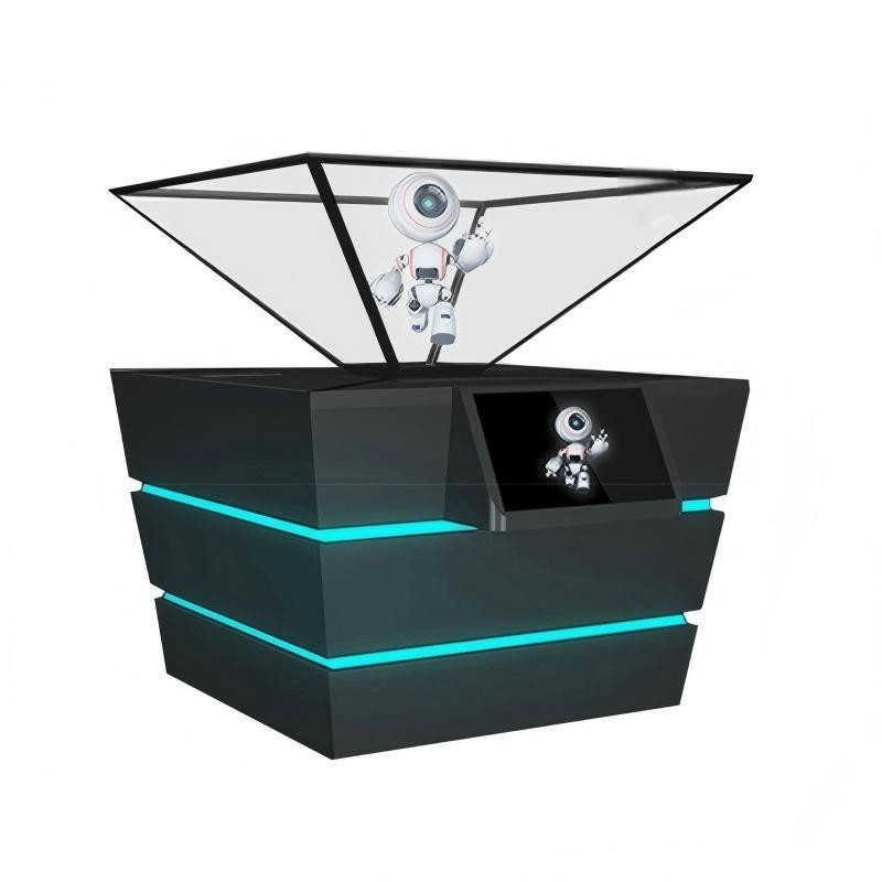 Advanced Holographic Transparent Screen Display Cabinets Custom 360-Degree Three-Dimensional Touch Display Android OS