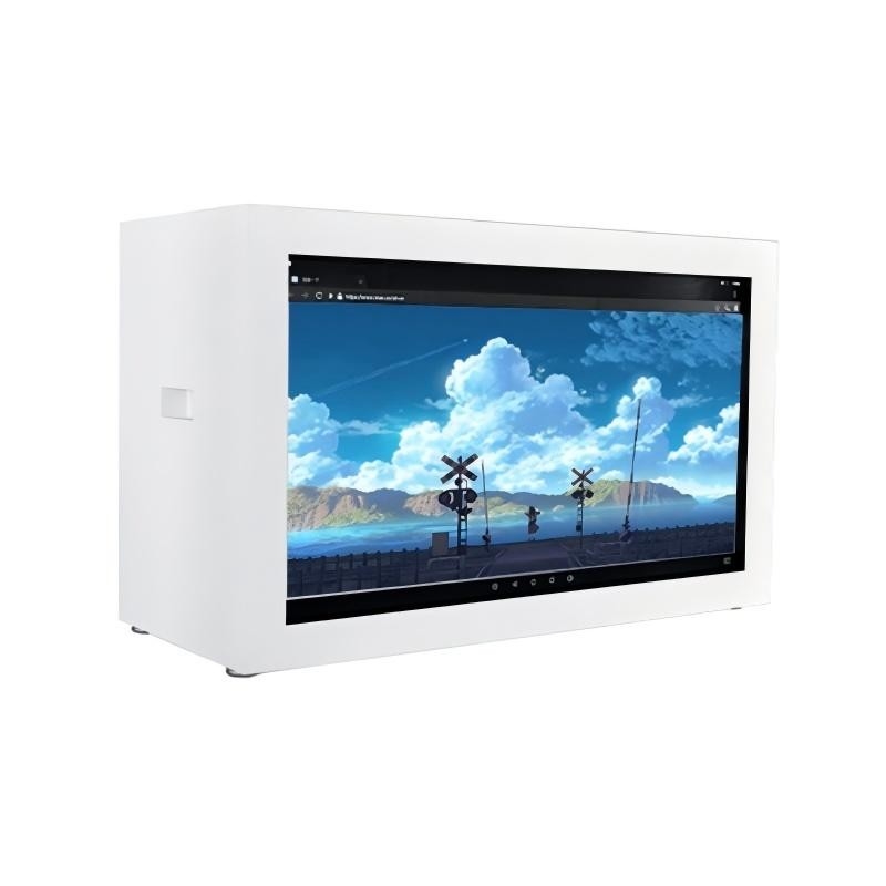 4K Ultra HD Resolution 55-inch Transparent LCD Display Cabinet for Touch Interactive Experience