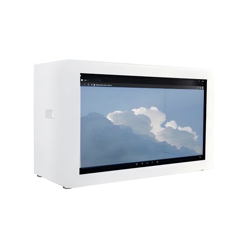 4K Ultra HD Resolution 55-inch Transparent LCD Display Cabinet for Touch Interactive Experience
