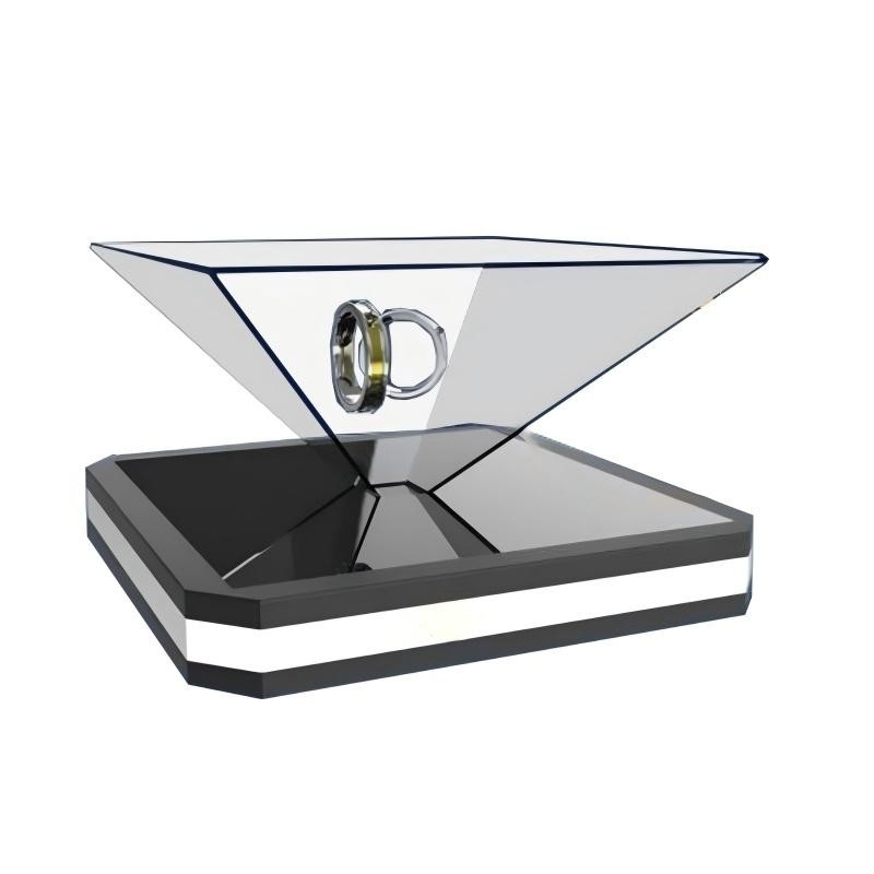 270-Degree and 360-Degree Stereoscopic Imaging 3D Holographic Transparent Display Cabinet with 4K Ultra HD Resolution