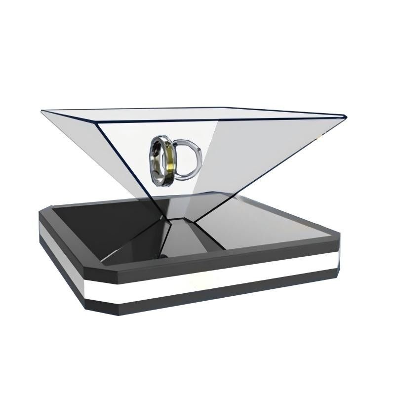 270-Degree and 360-Degree Stereoscopic Imaging Transparent Holographic Display System Cabinet with 4K Ultra HD Resolution