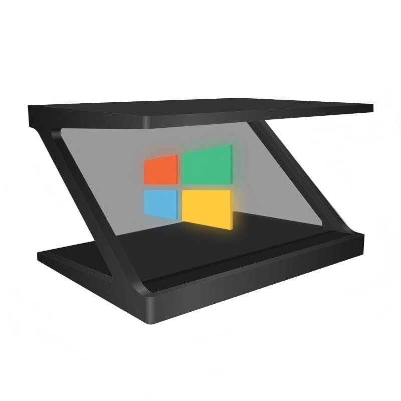 32 inch 180-Degree Holographic Display Cabinet Manufacturer Museum-Grade Floating Projection Display Cabinet