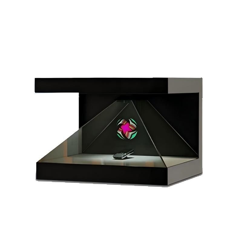 180-Degree And 360-Degree 3D Holographic Showcase Cabinets Customizable Transparent 3D Hologram Touch Screen