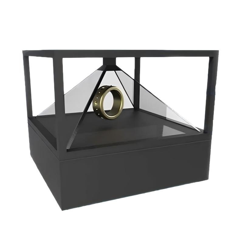 180-Degree And 360-Degree Holographic Touch Display Cabinets Customizable Transparent 3D Hologram Touch Screen
