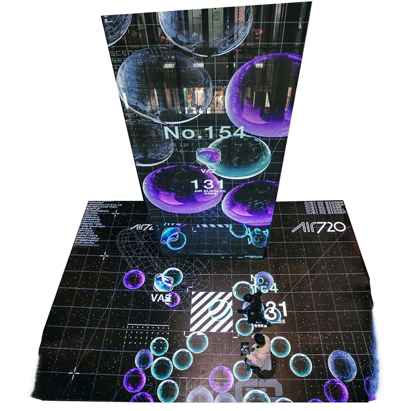 Indoor Advertising LED Screen Film on Glass Window with Optional Windows Dual OS