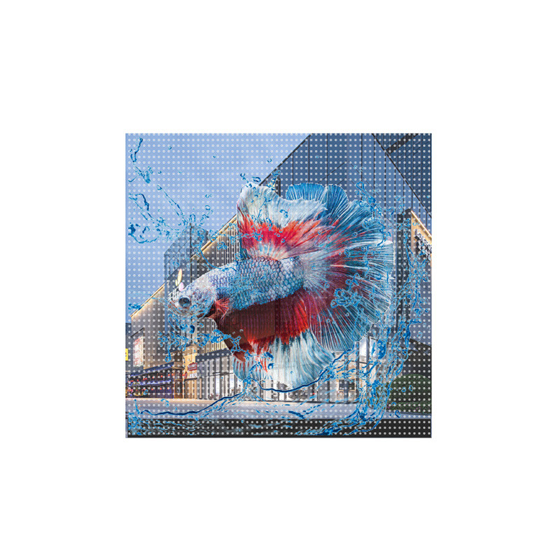 Adhesive Super Slim LED Screen Display Indoor LED Film Glass Flexible Transparent LED Screen Wall