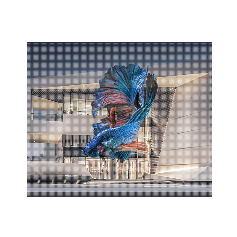 Adhesive Super Slim LED Screen Display Indoor LED Film Glass Flexible Transparent LED Screen Wall