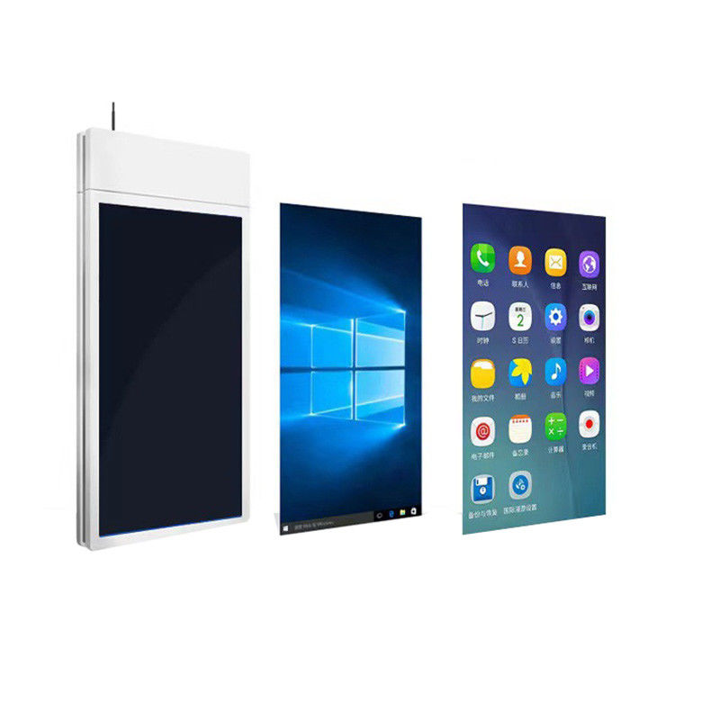 55 pulgadas de alto brillo Tienda de ventanas 2500nits Pantalla de visualización de diseño delgado pantallas de publicidad digital