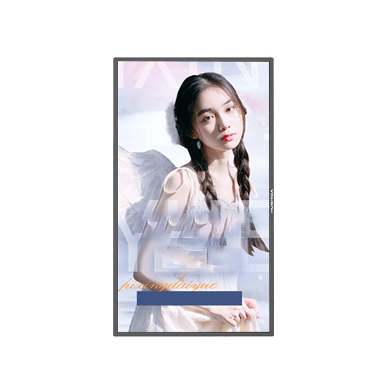 Android Media Player Hanging Advertising Screen Retail Digital Signage Double Side LCD Transparent Display