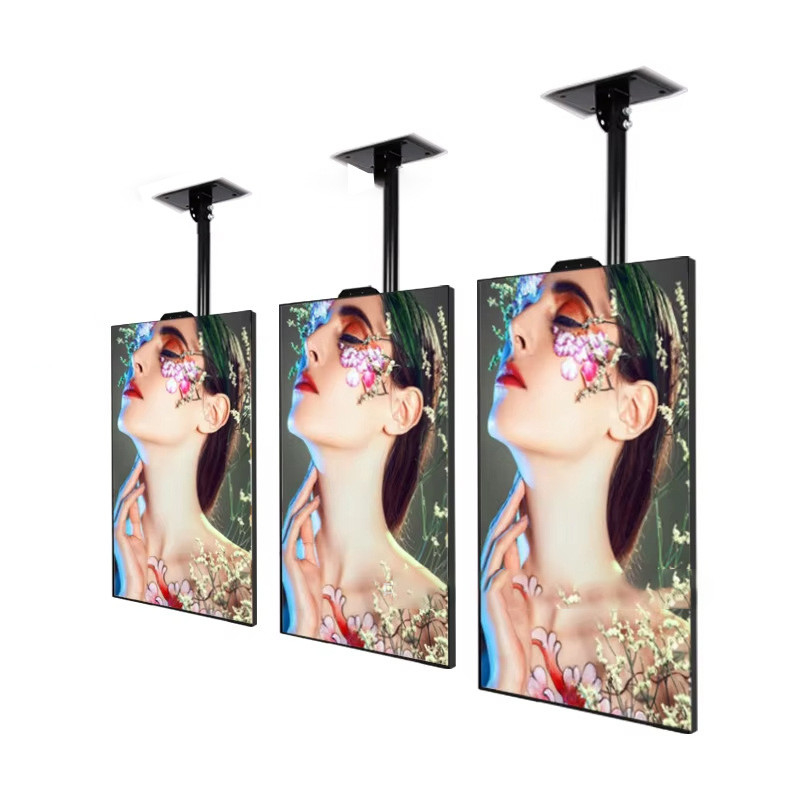 Shop 55 65 Inch 3000 Nit High Brightness Monitors Hanging Advertising Digital Signage Facing Window Lcd Screen Display