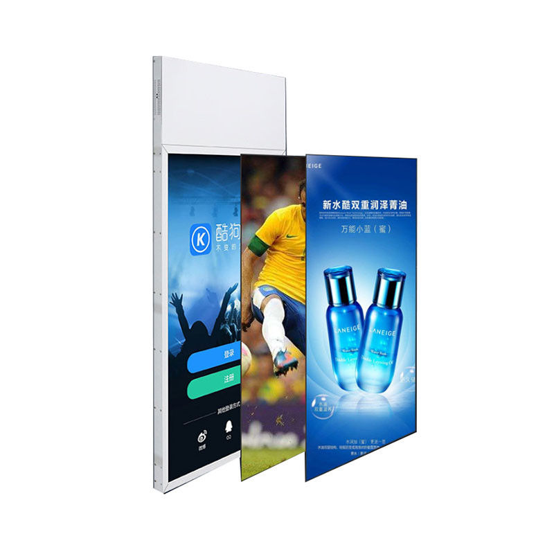 Ultra-high Brightness 4500 Ultra Slim 55 inch Wall Mounted Advertising Lcd Display Window Facing Digital Signage
