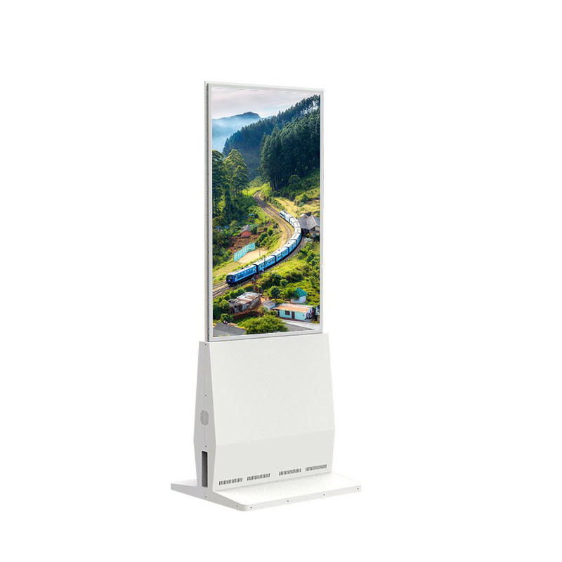 32-Inch High Brightness Android Floor Stand Display 1000-3000 Nits Digital Stand for Window Advertising Screen