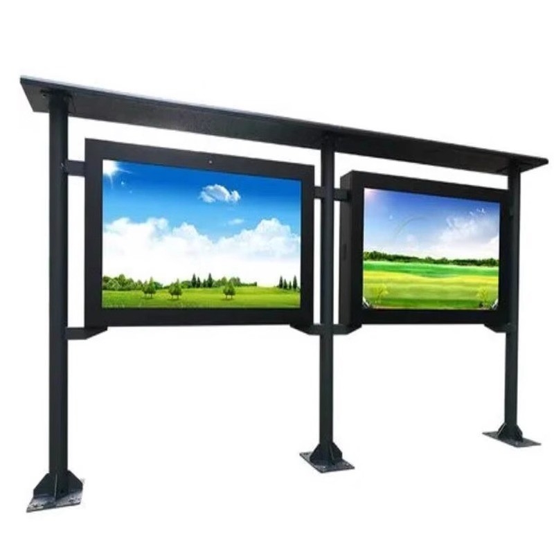 Digital Outdoor Totem with Anti-Reflective Screen and High Durability for Public Spaces OEM Wholesale