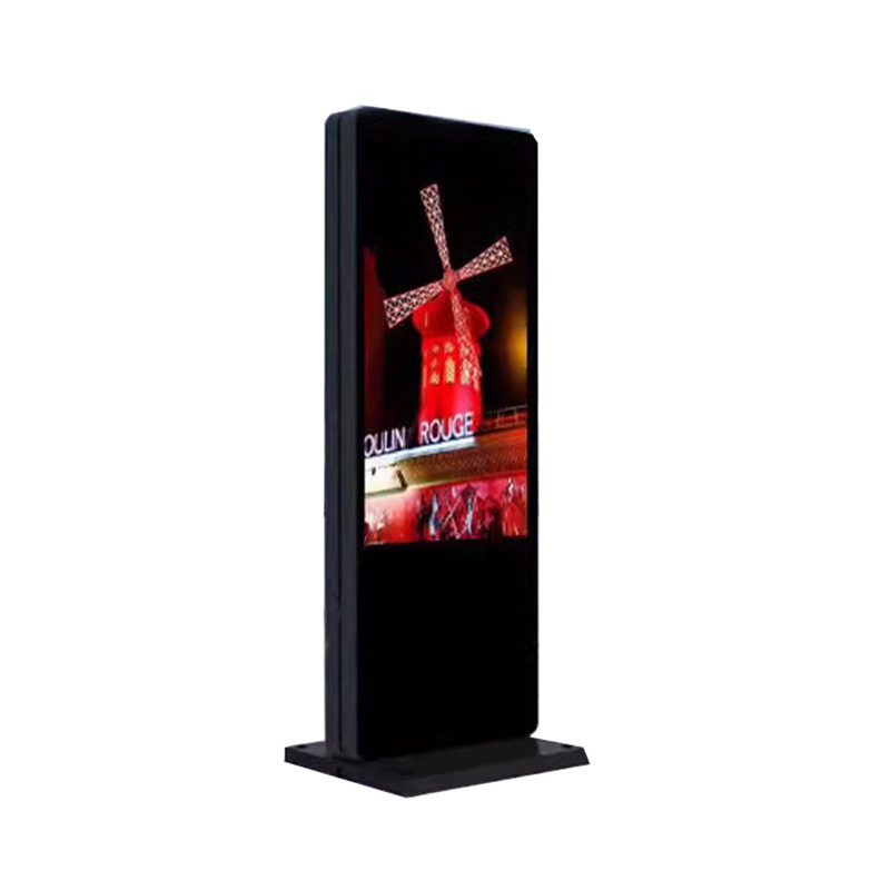 Digital Outdoor Totem with Anti-Reflective Screen and High Durability for Public Spaces OEM Wholesale