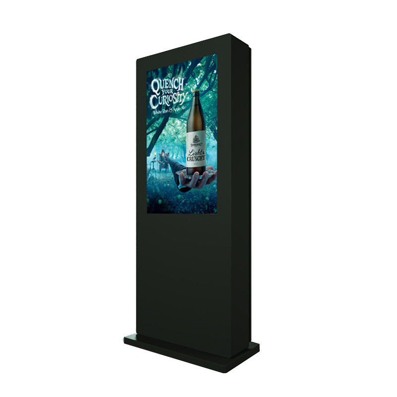 55 pulgadas por mayor portátil exterior impermeable alta luminosidad pantalla de LCD digital de señalización de publicidad