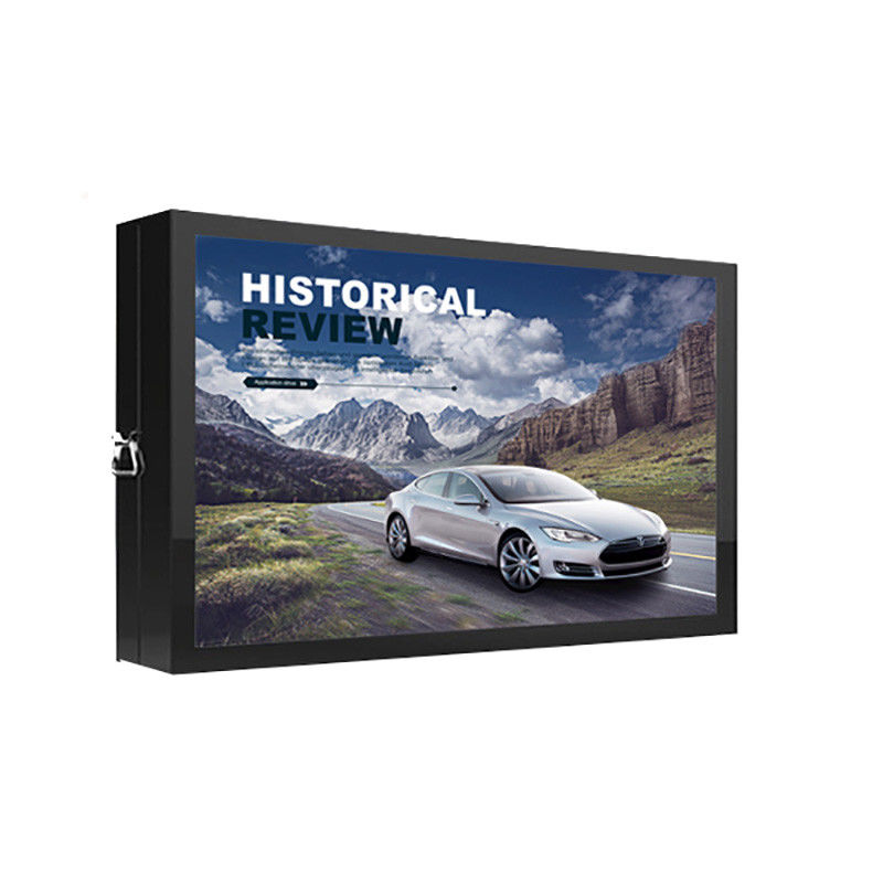 55 pulgadas por mayor portátil exterior impermeable alta luminosidad pantalla de LCD digital de señalización de publicidad