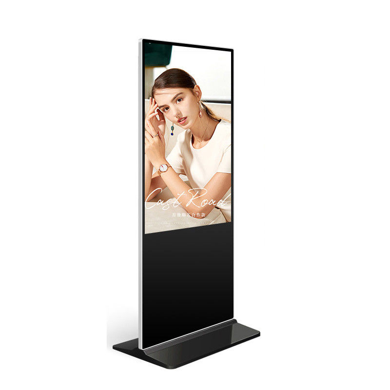 75 Inch Indoor Totem Kiosk Display Digital Signage and Displays Writing Method Pen/Finger Touch 4K Ultra HD Resolution