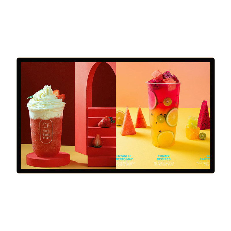 65 Inch Advertising Display Ad Kiosk Digital Signage Advertising Machine with 8 Array Mic and Android Operating System
