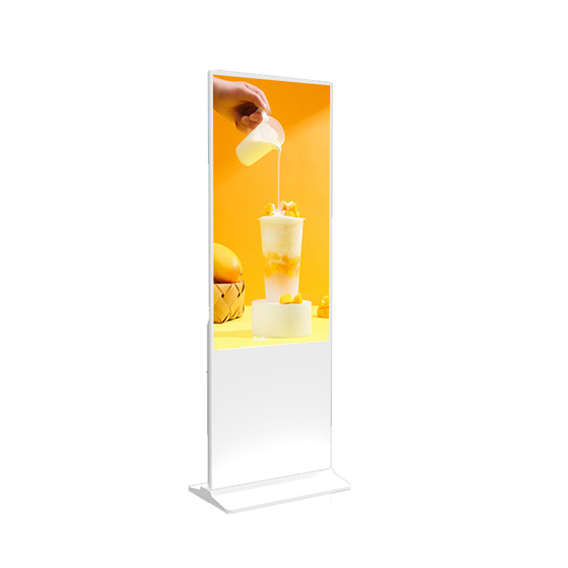 8 Array Mic 75 Inch Vertical Interactive Totem LCD Advertising Display With Android Operating System