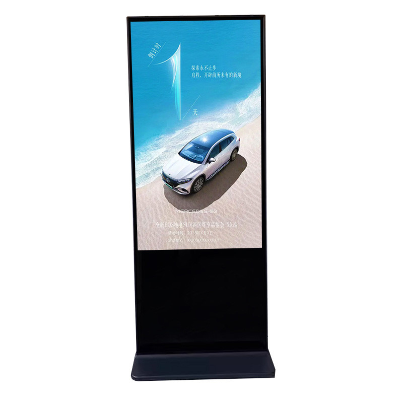 8 Array Mic 75 Inch Vertical Interactive Totem LCD Advertising Display With Android Operating System