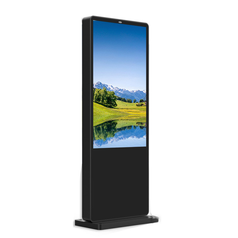 55 Inch LCD Touch Screen Panel Advertising Player with Aluminum Alloy Frame and Dual OS Operating System Option
