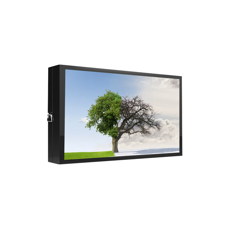 55 Inch LCD Touch Screen Panel Advertising Player with Aluminum Alloy Frame and Dual OS Operating System Option