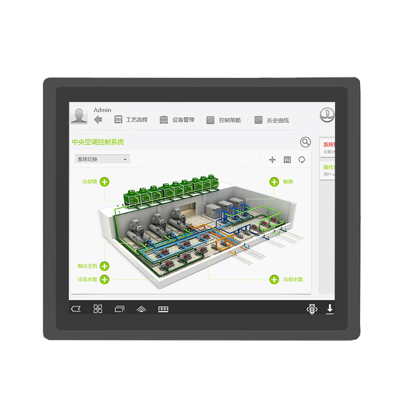 OEM Outdoor Wide-temperature Embedded Industrial Computers 21.5 Inch 1920x1080 TFT IP65 Waterproof All in One Computers Touch Panel