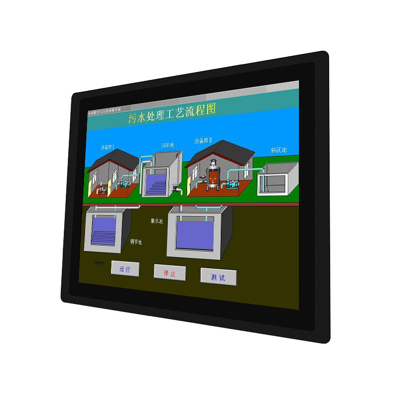 Embedded IP65 Waterproof 12.1 Inch I5 8+128g 1280*800 Rear-mount industrial touch All in One panel PCs