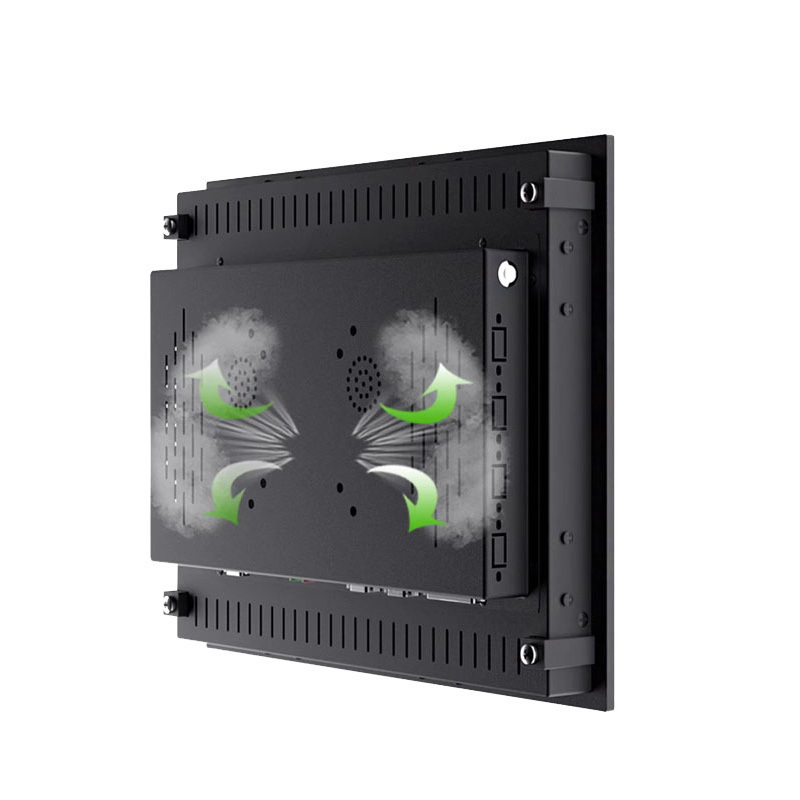 21.5 Inch LCD Industrial Monitor Ip65 Panel Wall Mount Embedded Capacitive Touch Screen Rear-mount Display Terminals