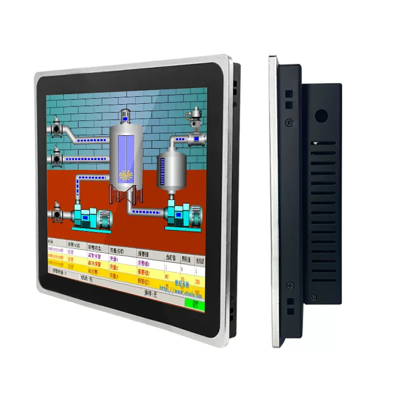 Touch Screen All in One Pc 15 Inch Ips Capacitive Professional Embedded Industrial Control Display