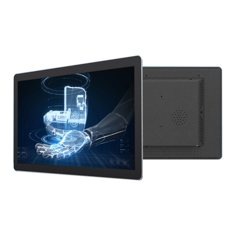 21.5 Inch Rack-mounted Server Monitor Touches Panel Pc I3 I5 I7 RS232 RS485 GPIO Touch Screen All in One Industrial PC