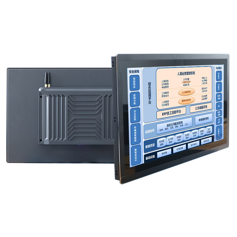 27  Inch Android aluminum alloy ultra-thin bezel industrial control all-in-one Pc Embedded Computer Display Touchscreen Monitor Pos Panel Pc