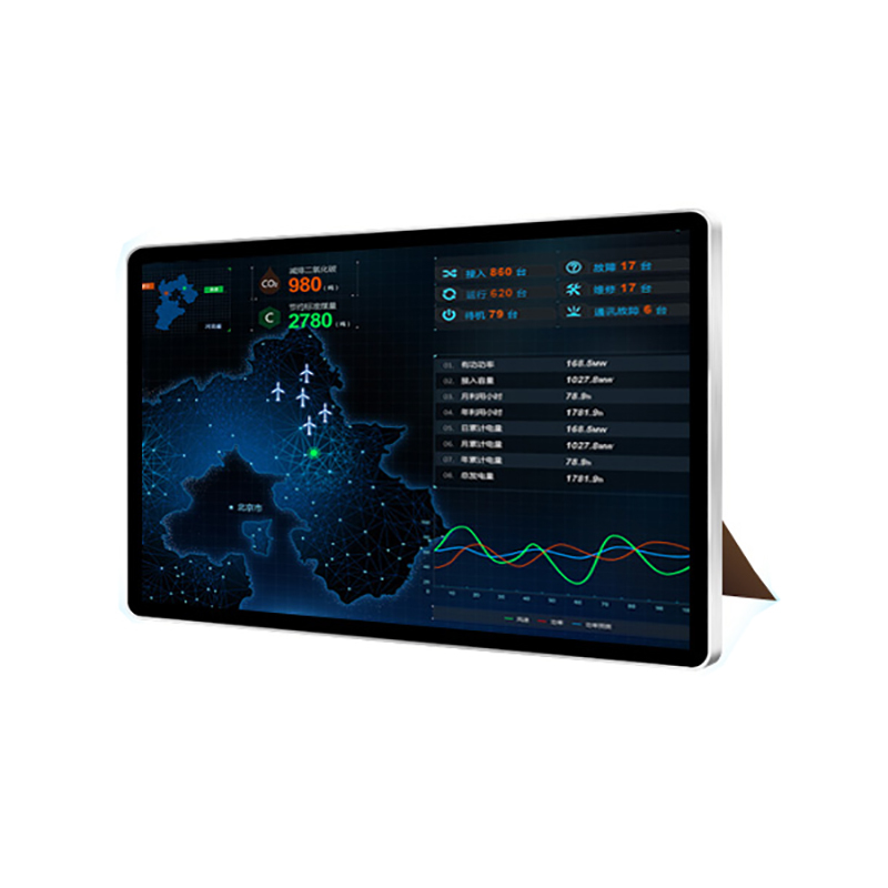 Thin Comercial Hmi Front Open Frame Embedded Ip65 Wall Mount Screen Monitor Industrial All-in-One Display and Control Device