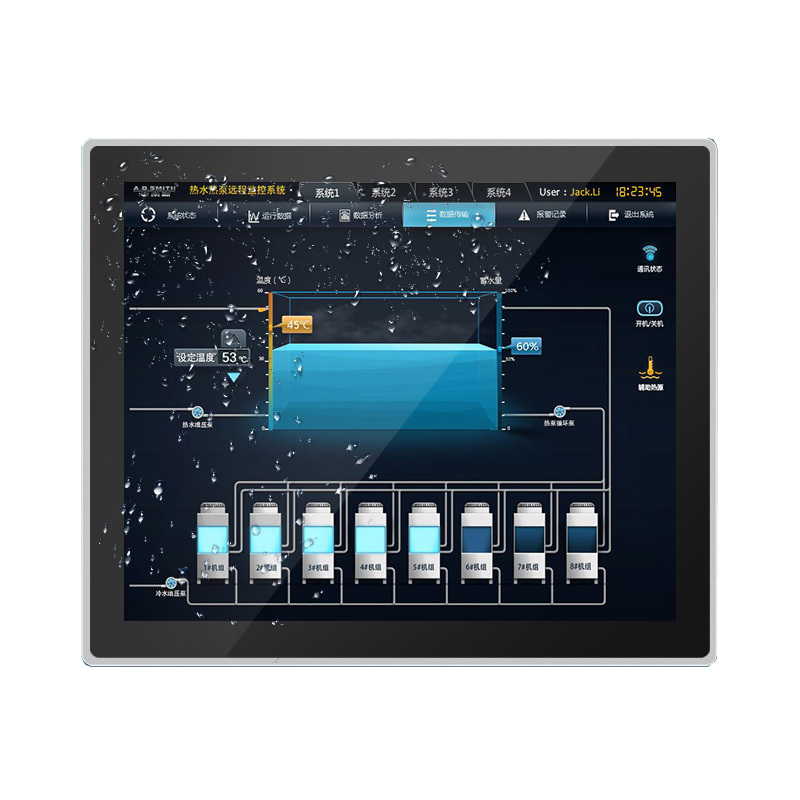 ZXTLCD Ip65 Waterproof Dustproof Industrial Display Devices All in One Embedded Pc 21.5 Inch Touch Monitors