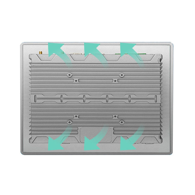 3mm Slim Bezel Aluminum Frame 15-inch Industrial All-in-one Computer Fanless Panel PC Resistive Capacitive TouchScreen Display