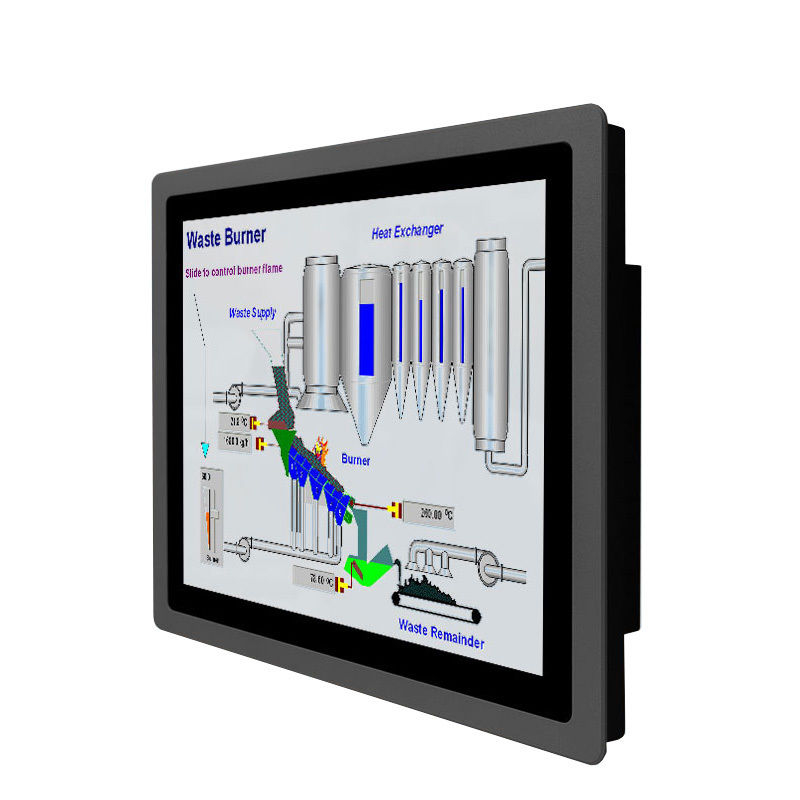 24 inch Industrial All-In-One Flat PLC industrial tablet computer Embedded Fanless Capacitive Resistance Touch Service Equipment