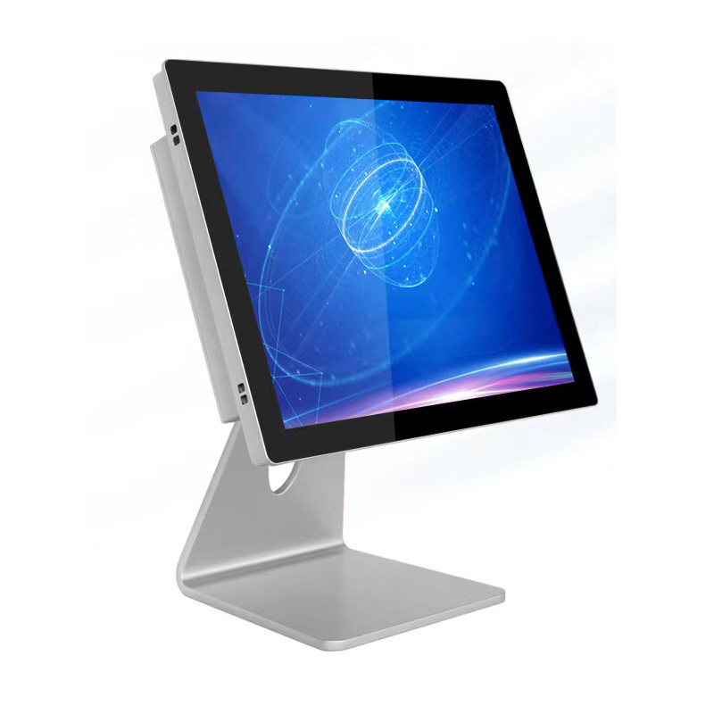 15.6 Inch Narrow Bezel External Industrial Embedded Computers Grade Touch Panel Monitor With VGA HDMI DVI USB for Touch