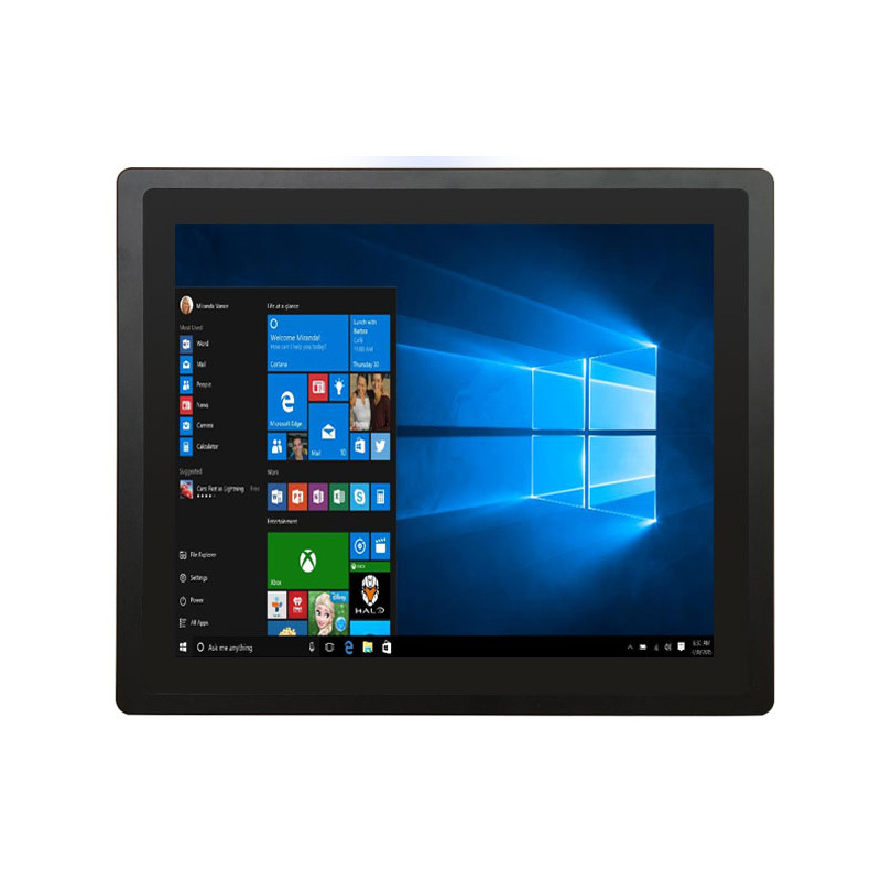 Metal Case Industrial Computer Monitor  IP65 Waterproof 15 Inch Open Frame Touch Screen with USB RS232