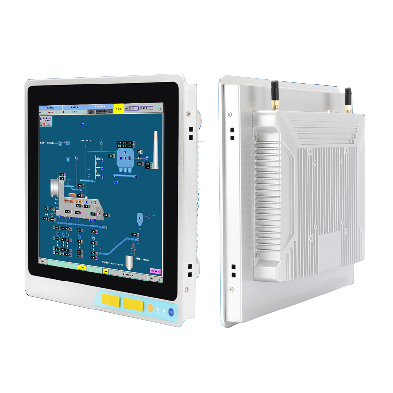 Industrial Pc 12.1 Inch IP65 Waterproof Hmi Linux Wins OS Touch Screen Embedded Snap-in Display