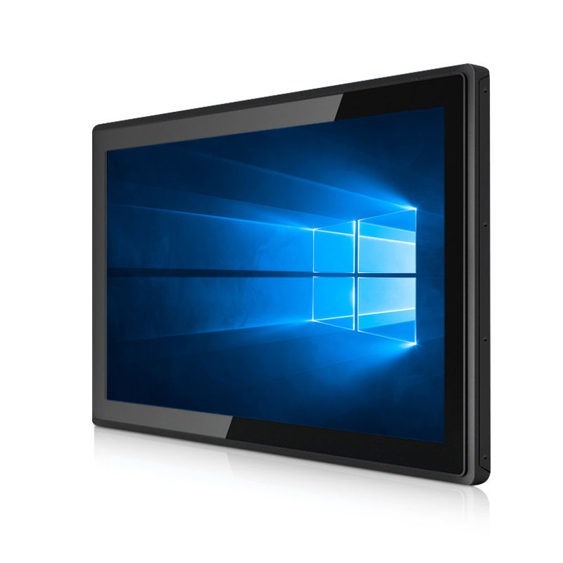 Embed Rugged Capacitive Fanless Front USB Card Reader 15.6 inch Computer Smart Industrial TouchScreen Display