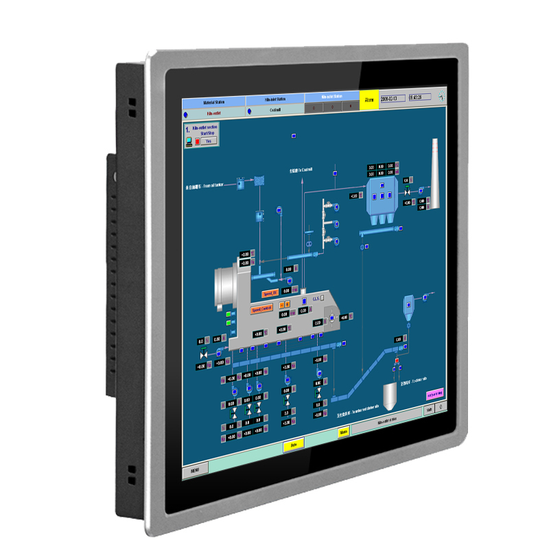 Narrow-Bezel Industrial Embedded Displays 12.1 Inch PCAP Touch Screen X86 Panel PC Single Computer for Machine Control System IPC