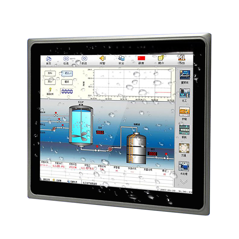 New 15 Inch Industrial tablet computers With HD Playback Embedded High Sensitive All in One PC